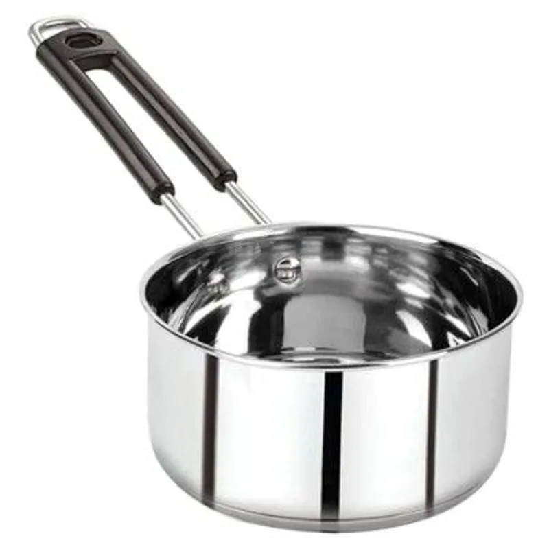 AADHIK Stainless Steel Sauce Pan, Tea Pan, Milk Pan Heavy Guage 1.5 Litre (Induction and Gas Stove Friendly), Silver — 70% off on Amazon.in