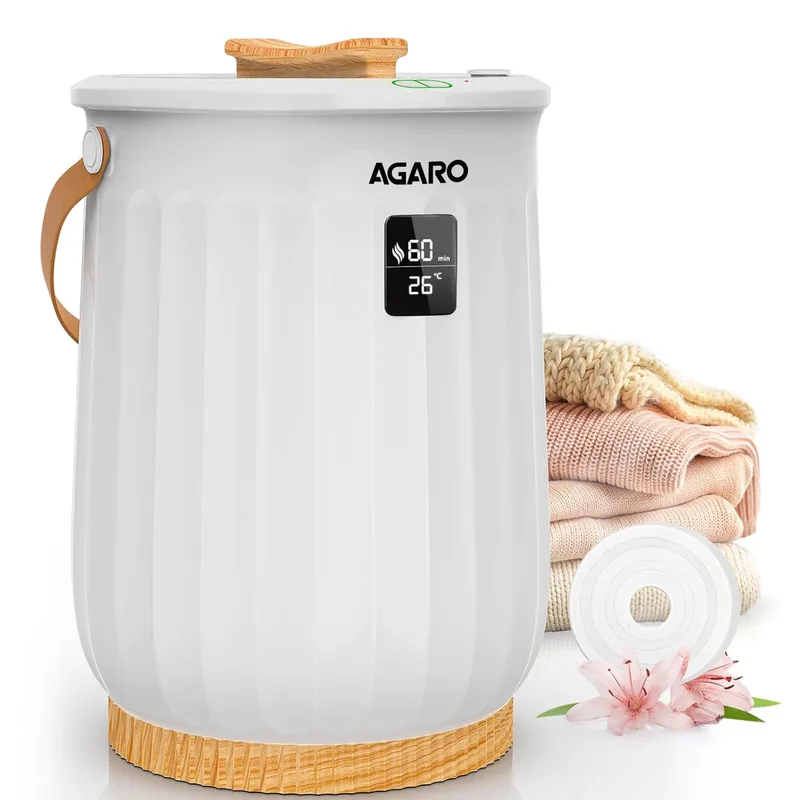 AGARO Regency Towel Warmer, Warms Up to Two Oversized Dry Towels, 400W — 59% off on Amazon.in
