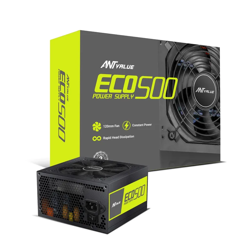 Ant Value ECO500 Non Modular Gaming Power Supply/PSU for PC — 57% off on Amazon.in