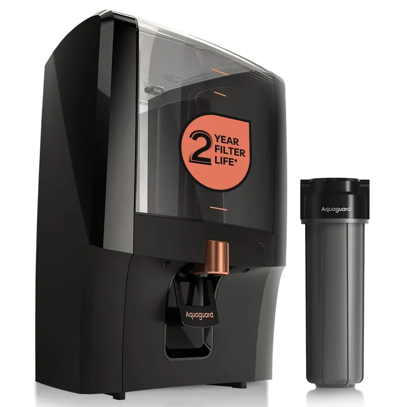 Aquaguard Enrich Aura 2X Aquasaver RO+UV+Copper | 7-Stage Purification | 7L storage — 69% off on Amazon.in