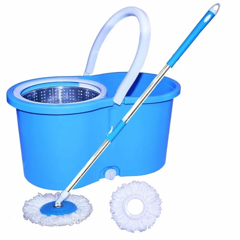Aquriflo Stainless Steel Wringer Spin Mop — 63% off on Amazon.in