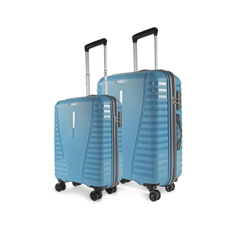Aristocrat Airpro Set of 2 Cabin (Small Size) & Medium Size (Check-in) Hard Case Trolley Bags — 83% off on Amazon.in