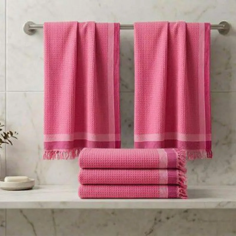 Athom Living Cotton Bath Towel — 79% off on Amazon.in