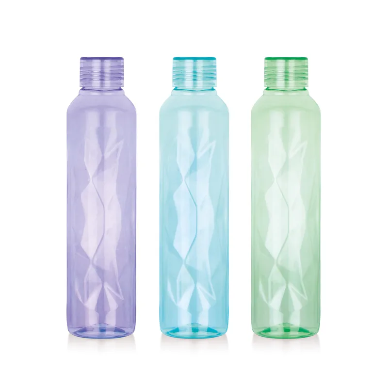 ATTRO Elite 1000ml Plastic Water Bottle BPA Free Leakproof Fridge Safe for Daily Hydration Set of 3 Assorted — 66% off on Amazon.in