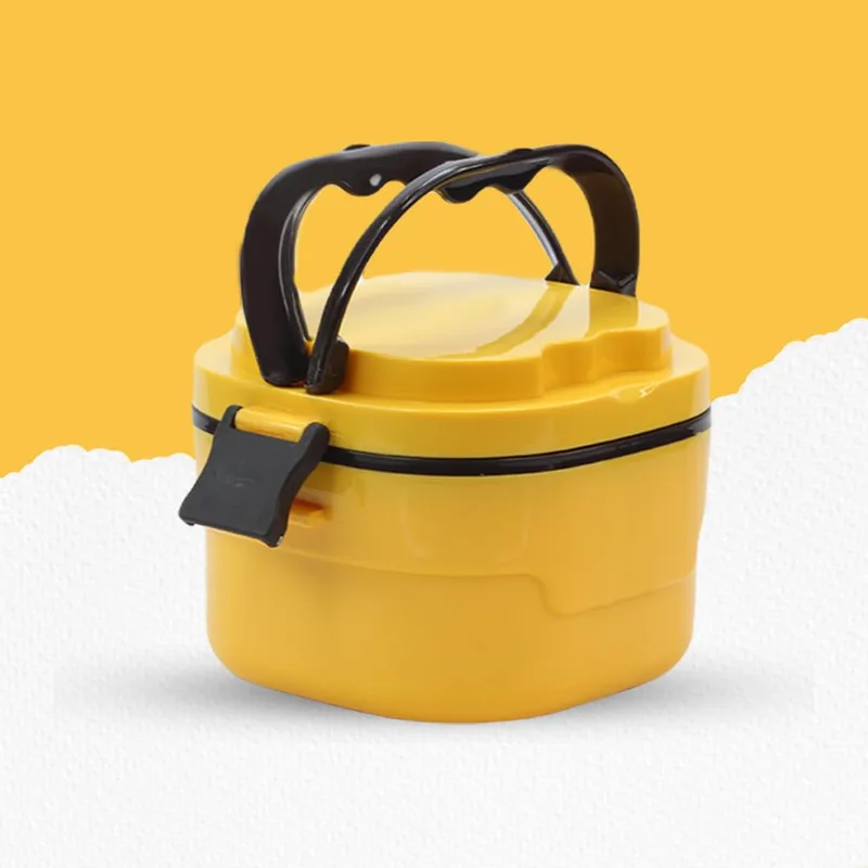 Attro Foody Insulated Double Wall Lunch Box with Inner Steel Conatiner & Easy to Carry Handle Perfect for Office, School, Outdoor- 400ml Yellow — 67% off on Amazon.in