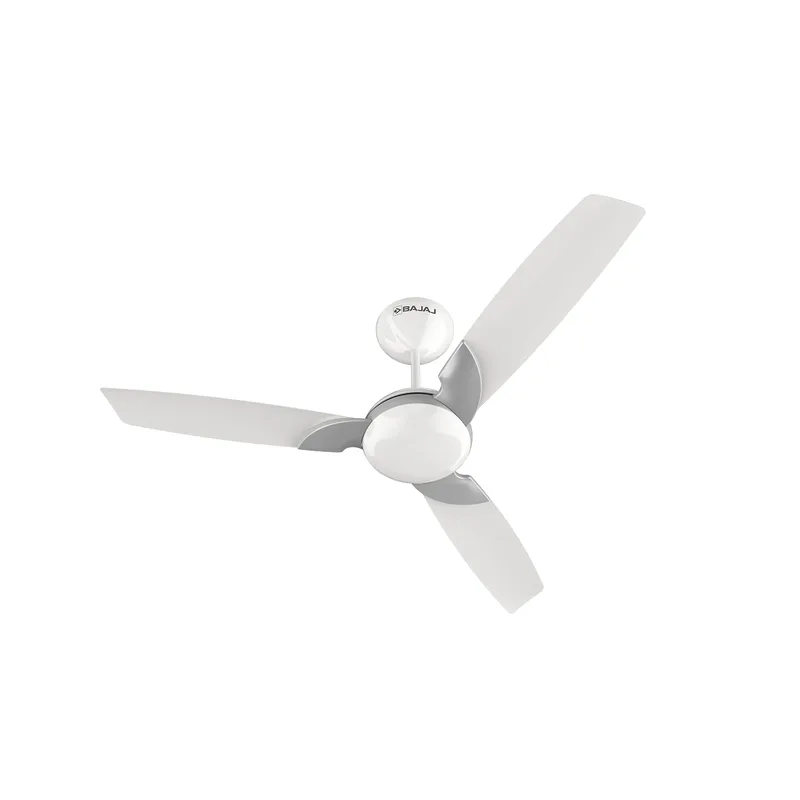 Bajaj Harrier NXG EE 1200 mm White & Silver Ceiling Fan — 64% off on Amazon.in
