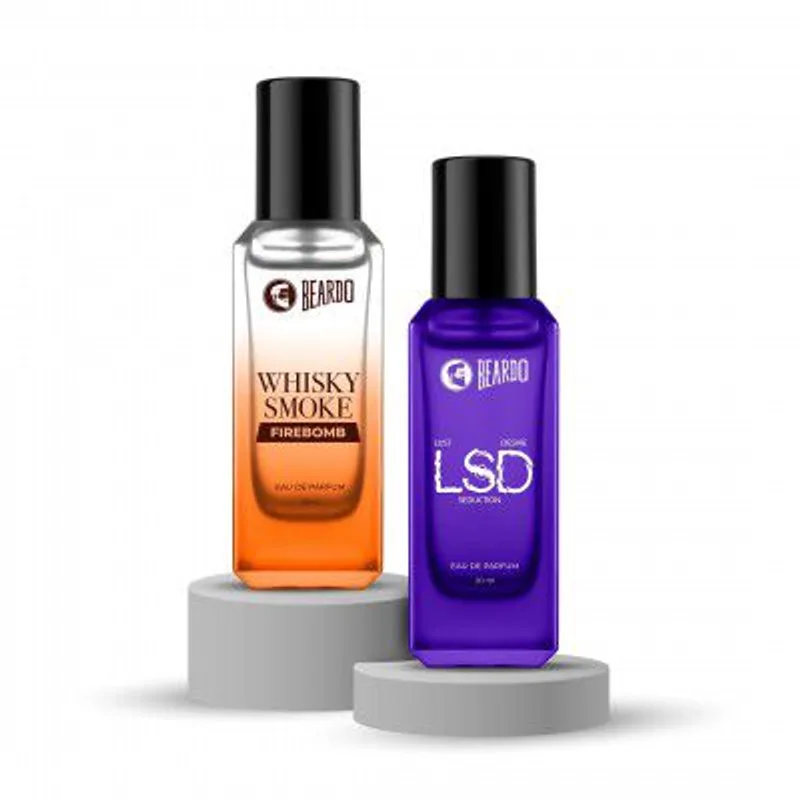 Beardo LSD x Firebomb Edition Perfume Combo for Men (20ml x 2) — 82% off on Amazon.in