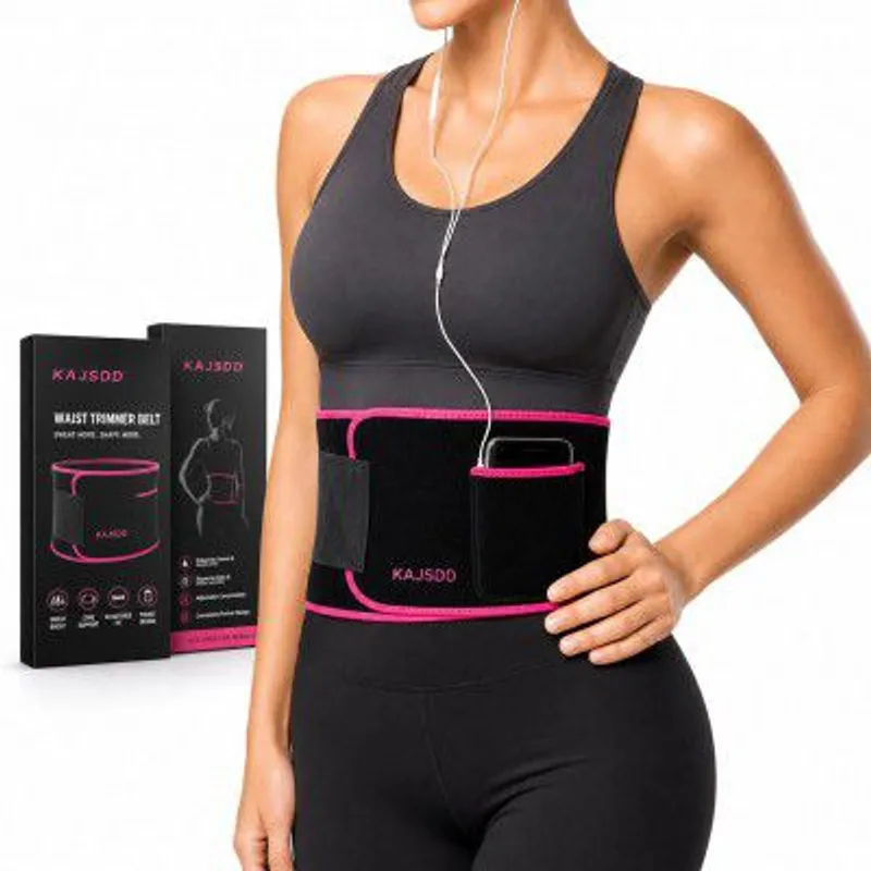 Belly Fat Belt, Sweat Belt Fat Burner with Pocket — 83% off on Amazon.in