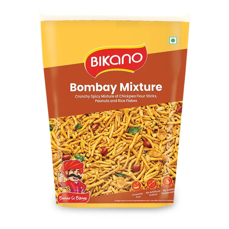 Bikano Bombay Mixture | Spicy & Tangy Indian Namkeen Snack - 800g — 45% off on Amazon.in