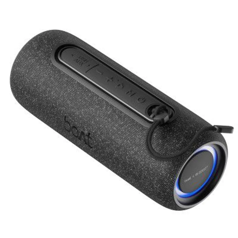 boAt Stone 350 Pro Plus 16W Signature Sound, Up to 8 Hours Playtime, IPX5 Resistance, Type-C Charging, TWS for 2X Power, Built-in Mic, Voice Assistant Bluetooth Speaker (Carbon Black) — 66% off on Amazon.in