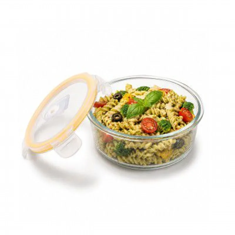 CELLO Fit & Fresh Round Lunch Box Container for Daily Use 400 ml, Clear — 65% off on Amazon.in