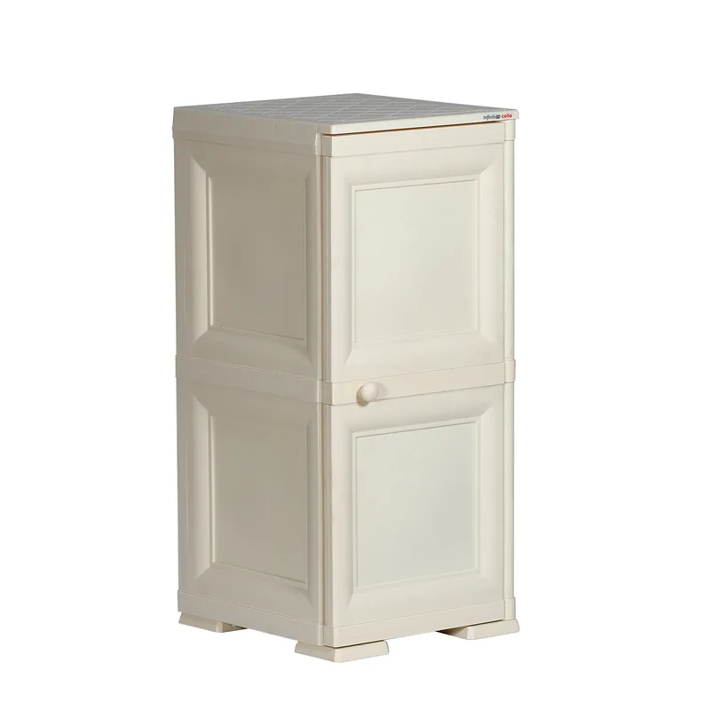 Cello Infiniti Mini 2 Storage Cabinet Plain (Cream ) — 76% off on Amazon.in