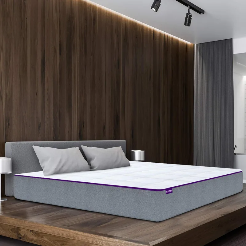 Coirfit Sleep Spa AER Single Size 5 Inch Memory Foam Mattress with Bamboo Fabric (72x36x5, White, Medium Firmness) with Free Pillow — 71% off on Amazon.in