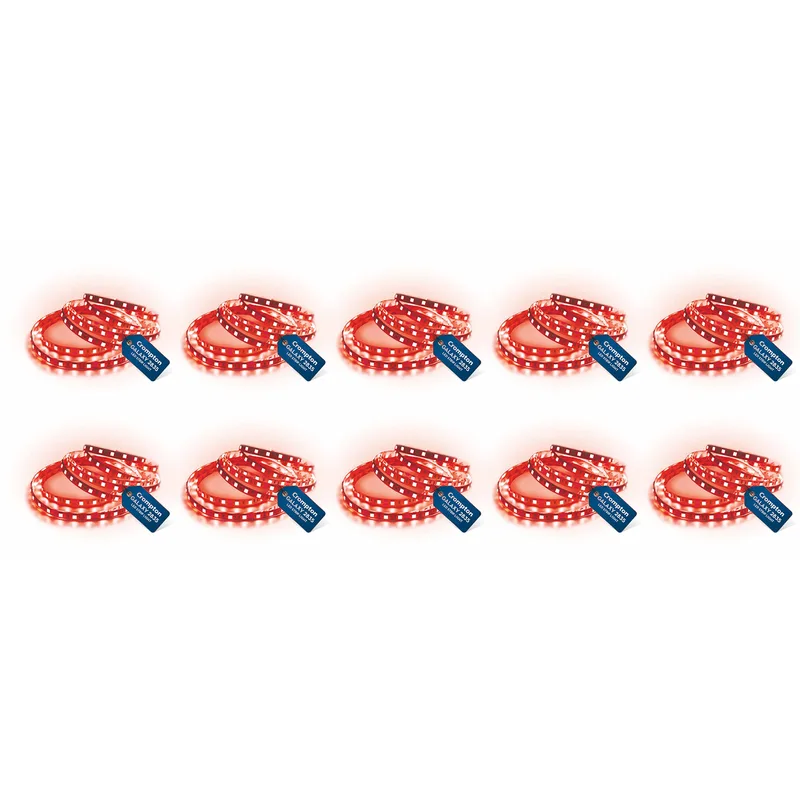 Crompton 5 Meter Strip Light Red 300 LEDs ( Pack of 10 ) — 81% off on Amazon.in