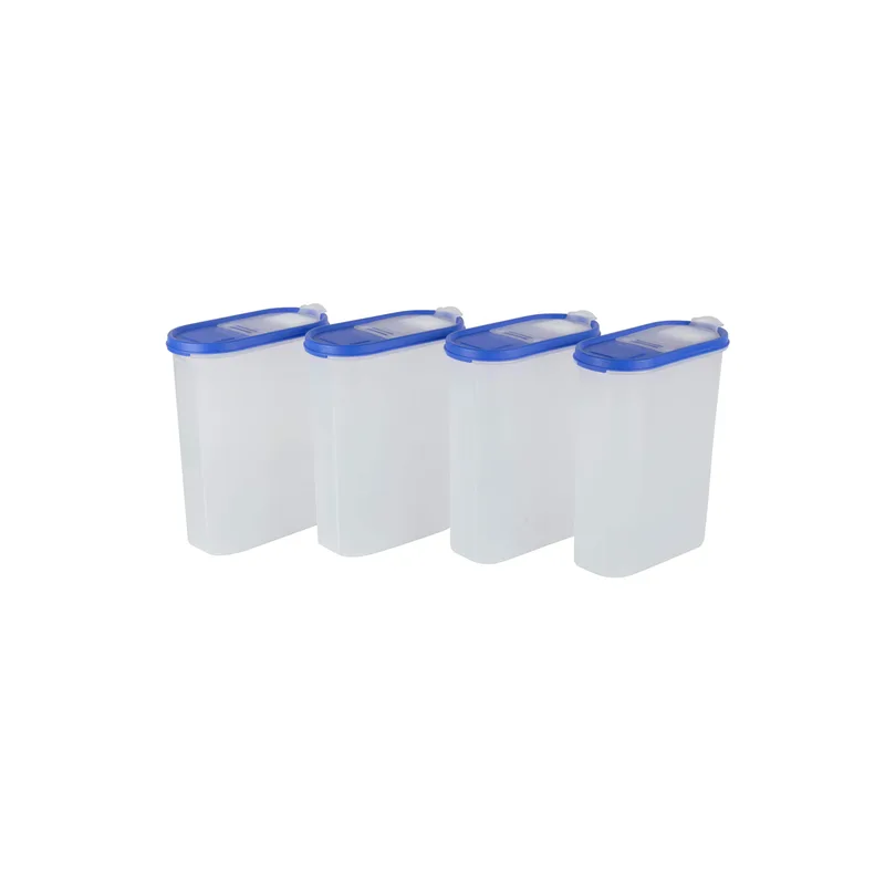 Cutting EDGE 2400ML Flip Top Modular Storage Container Blue (Set of 4) — 60% off on Amazon.in