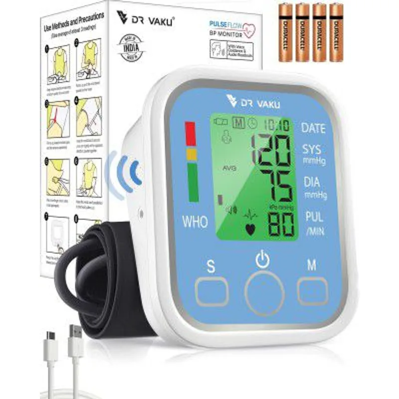 DR VAKU® BP Monitor Fully Automatic Blood Pressure Machine — 77% off on Amazon.in
