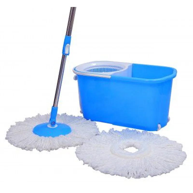 Esquire Classic Spin Mop Blue Bucket Set with Pull Handle — 64% off on Amazon.in