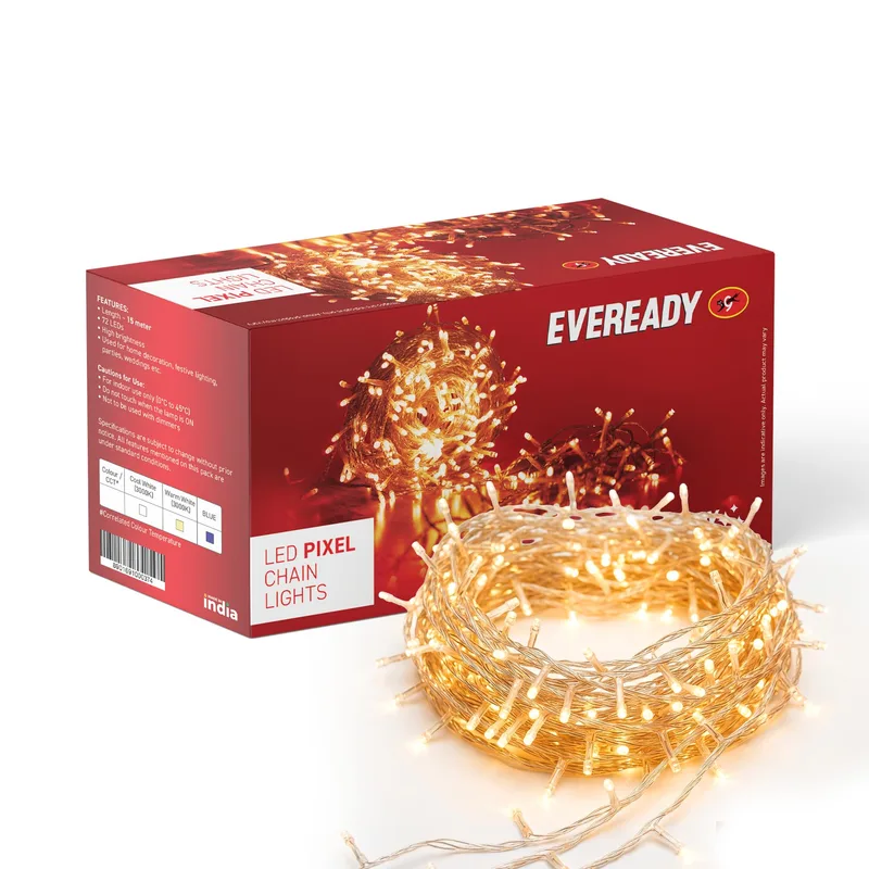EVEREADY UTSAV, 33 FEET LED Pixel Lights, 46 LEDs, Pack of 1 — 75% off on Amazon.in