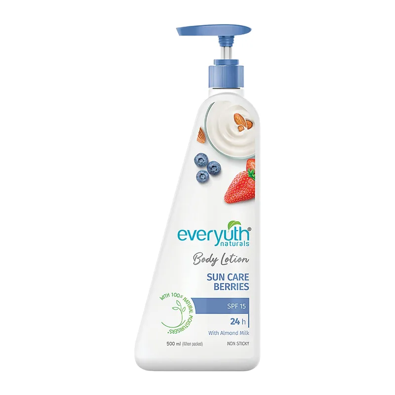 Everyuth Naturals Sun Care Berries Body Lotion - 500ml — 73% off on Amazon.in