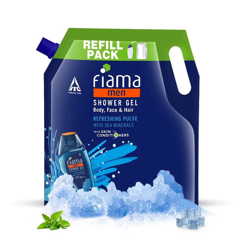 Fiama Men Body Wash Shower Gel Refreshing Pulse, 1.4L — 51% off on Amazon.in