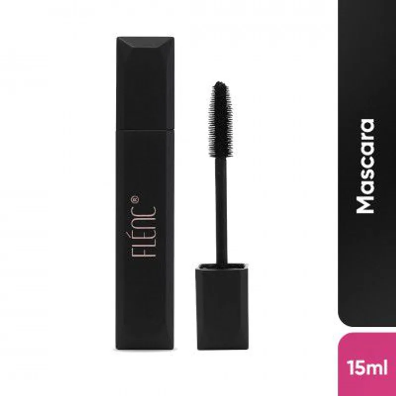 Flénc Fringe Waterproof Mascara Black | 24H Long-Lasting Smudge-Proof Formula | 15 ml — 80% off on Amazon.in