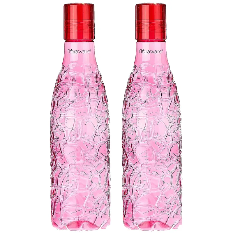 Floraware Food Grade Premium Plastic Fridge Mosaic Water Bottle, BPA Free | 100% Leak Proof — 30% off on Amazon.in
