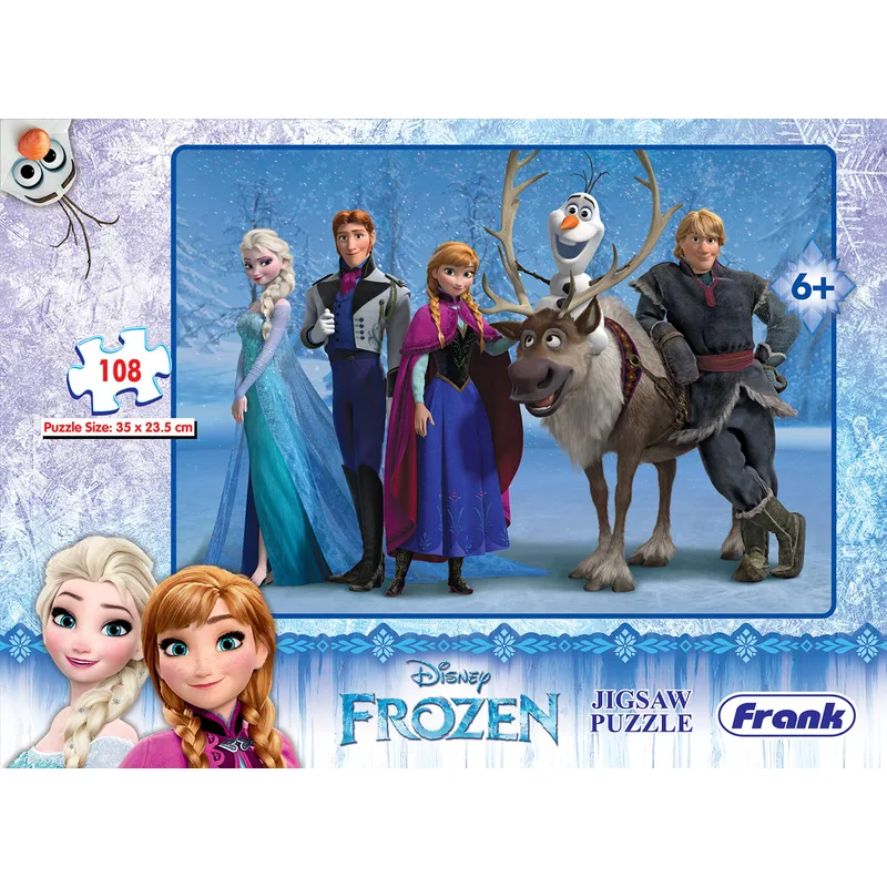 Frank Disney Frozen Jigsaw Puzzle (108 Pieces) -11860 — 50% off on Amazon.in