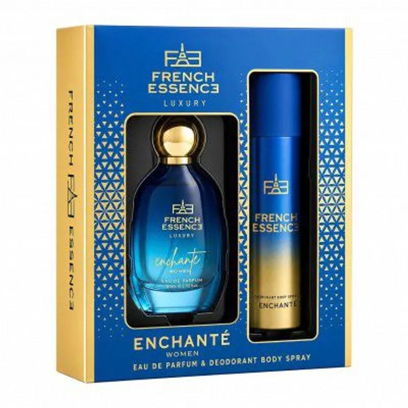 FRENCH ESSENCE Luxury Gift Set For Women - Perfume 60Ml & Deodorant 150Ml (Enchante) — 52% off on Amazon.in