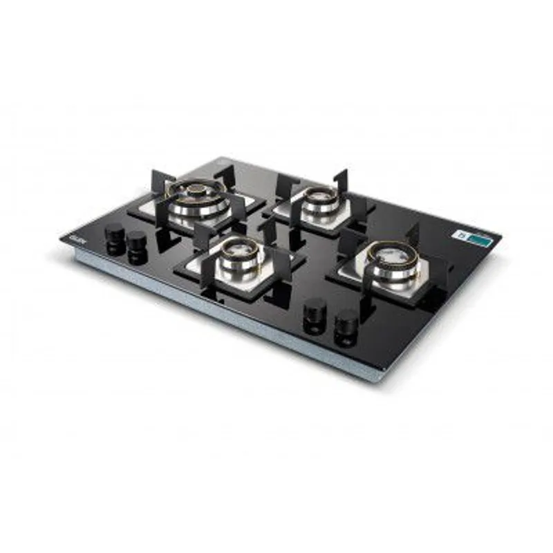 Glen 4 Burner Gas Stove 70 cm Built-In Hob & Hobtop | Auto Ignition | 8mm Toughened Glass Top | Double Ring Forged Brass Burners | Black | 2 years standard & 5 years glass Warranty |1074XSQHTTR70 — 63% off on Amazon.in