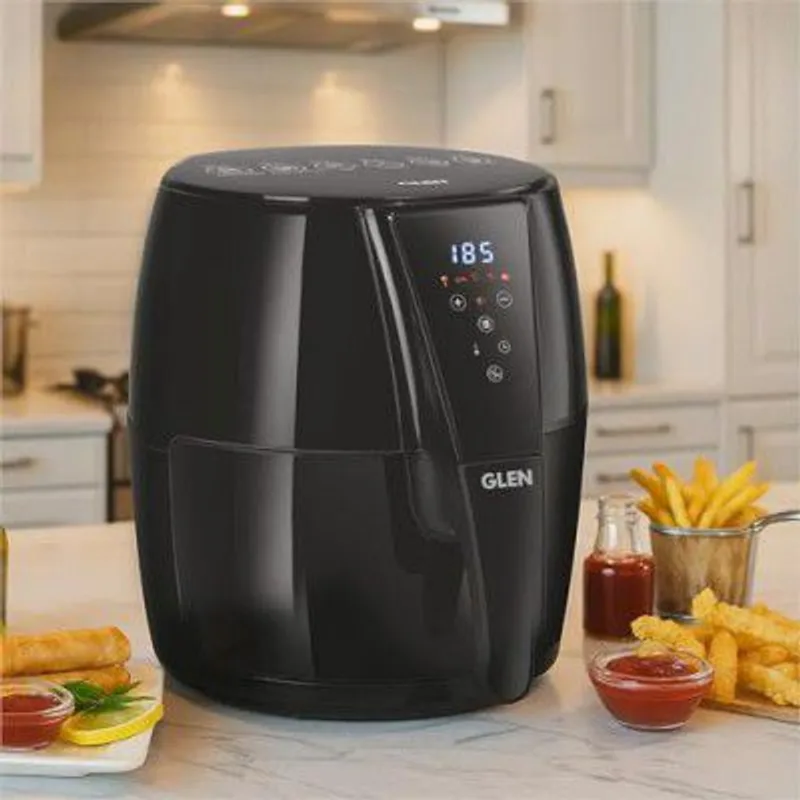 Glen Digital Air Fryer 5L, 1500W Large Airfryer - Black (SA3041DIGI) — 57% off on Amazon.in
