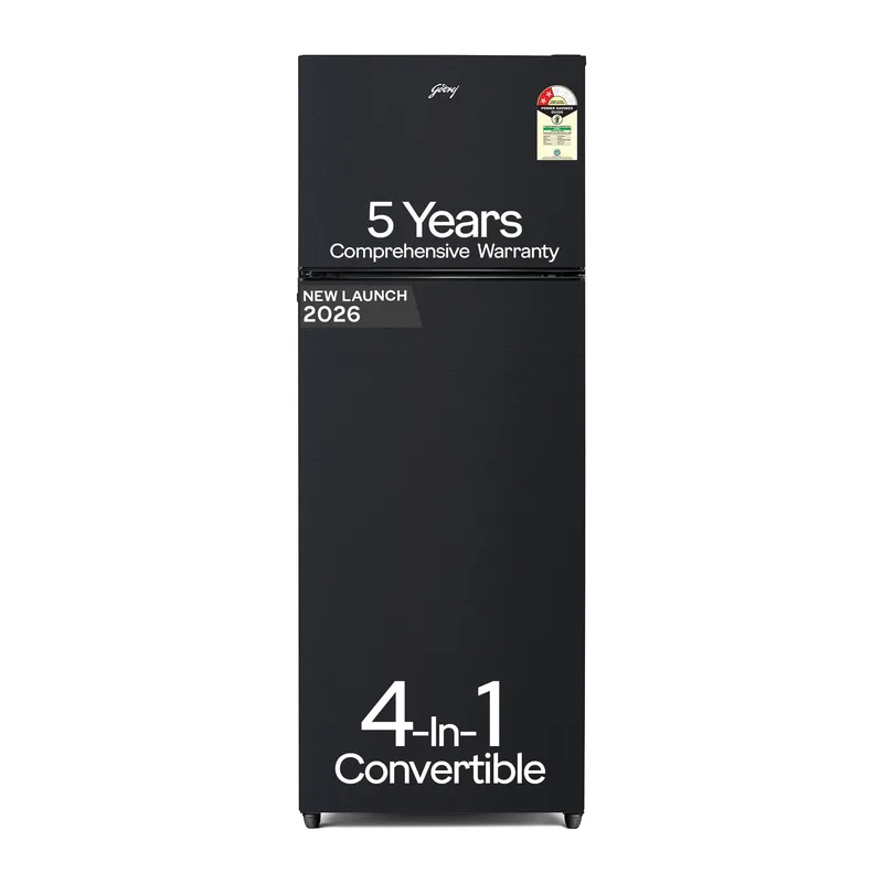Godrej 330L 2 Star | 5 years Comprehensive Warranty 95%+ Food Surface Disinfection | Inverter Frost Free Refrigerator (RF EON 350BN RCIT GP BK) — 45% off on Amazon.in