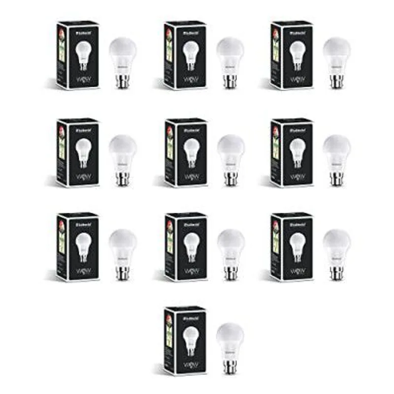 Goldmedal Wow 9W LED Bulb B22 (Pack of 10) GL91033CD — 71% off on Amazon.in