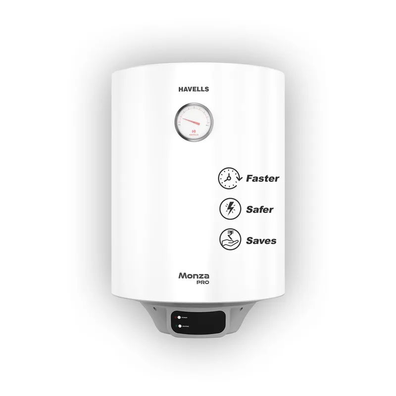 Havells Monza Pro 15L Storage Water Heater(Geyser) |Safer to use|Saves electricity — 55% off on Amazon.in