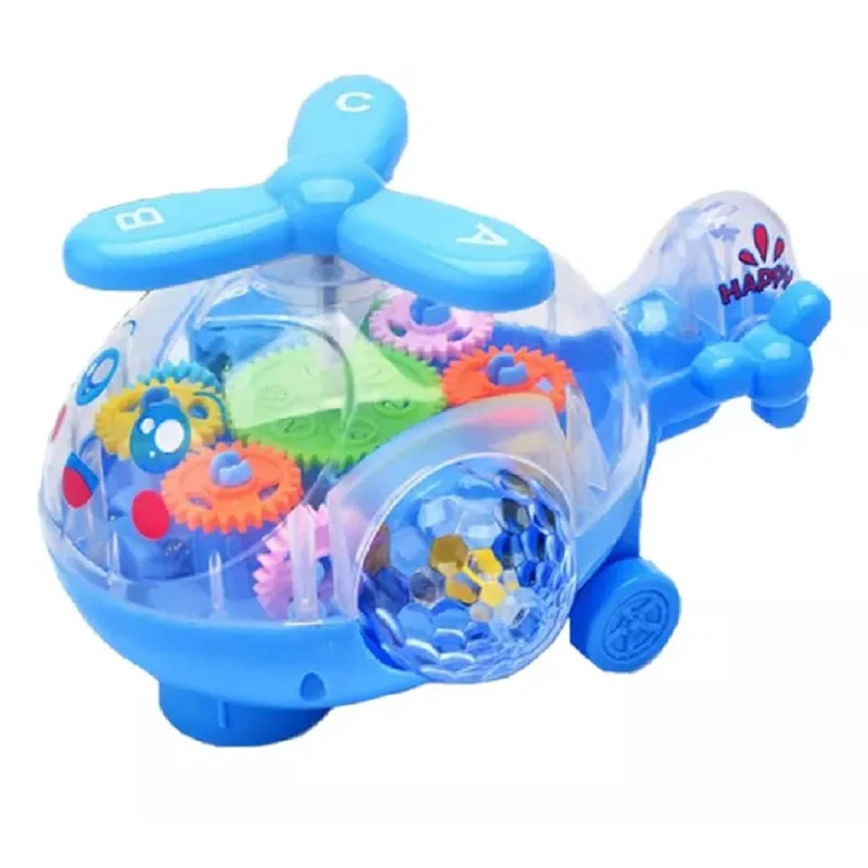 HOMOZE Unique Design Gear Helicopter Toy (Color Will be Sent as Available in Stock) — 89% off on Amazon.in