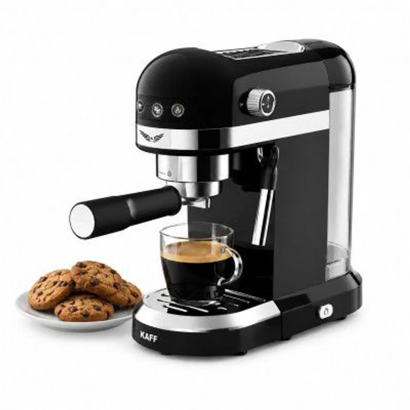 KAFF Fontana 1350 Watts Espresso Coffee Maker, 19 Bar High Pressure Pump, Steam Espresso Coffee, Detachable Frothing Nozzle Coffee Machine For Home (Black) — 63% off on Amazon.in