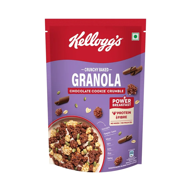 Kellogg's Crunchy Granola Chocolate & Almond |Muesli |Power Breakfast | 400g — 63% off on Amazon.in
