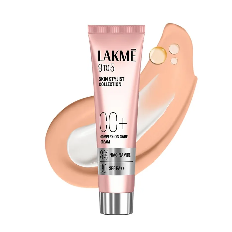 Lakme 9 to 5 CC Cream Beige with 3% Niacinamide Complex SPF30 PA++ — 55% off on Amazon.in