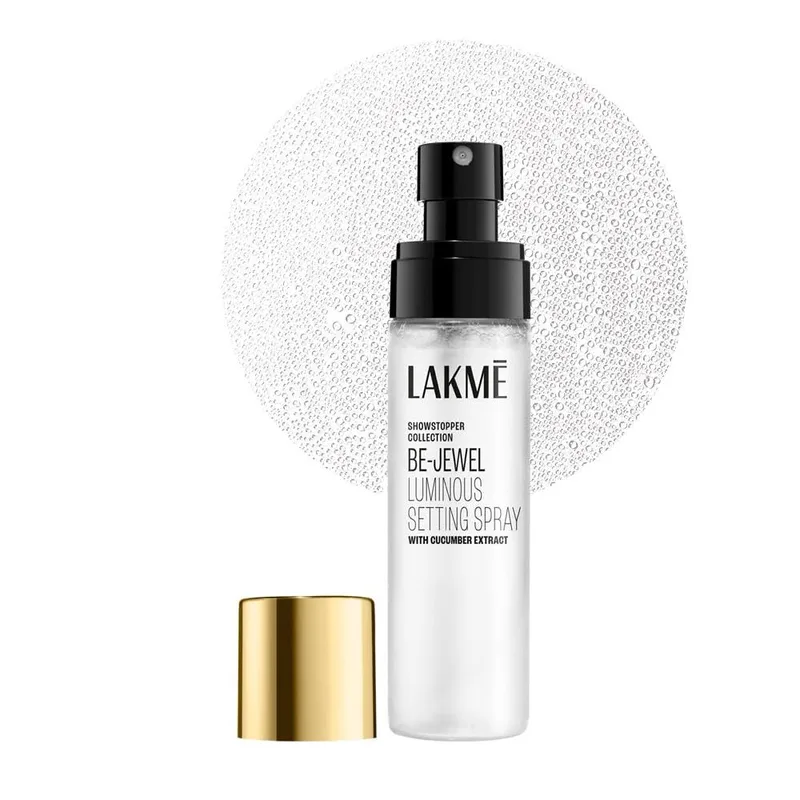 Lakme Be-Jewel Luminous Setting Spray | Weightless Mist | Dewy Spray | Up To 16 Hours Lock in | for Fresh and Luminous Makeup | Instant drying | Alcohol Free- 100ml — 79% off on Amazon.in