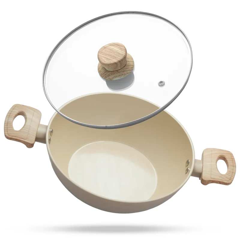 Lifelong Forged Kadhai 24cm Glass Lid | 2.5L, 1.3Kg | Ceramic Coated | Gas & Induction Compatible | Perfect for Cooking, Searing & Stewing — 60% off on Amazon.in