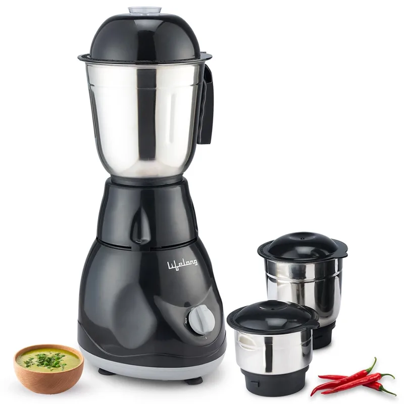 Lifelong Mixer Grinder for Kitchen - 3 Jars 500 Watt Mixie - Chutney Jar — 64% off on Amazon.in