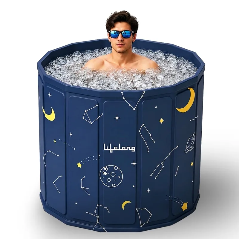 Lifelong Portable & Foldable Bath Tub with Inflatable Pillow for Adults (LLEBT09) — 81% off on Amazon.in