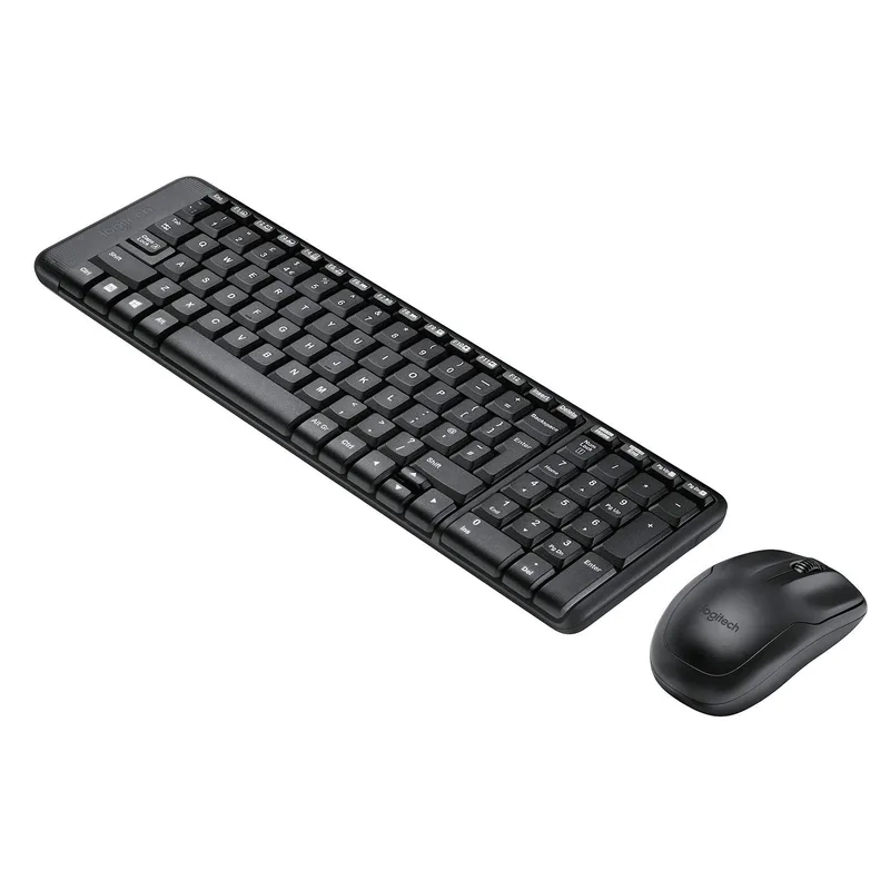 Logitech MK215 Wireless Keyboard and Mouse Combo, 2.4 GHz Wireless - Black — 55% off on Amazon.in
