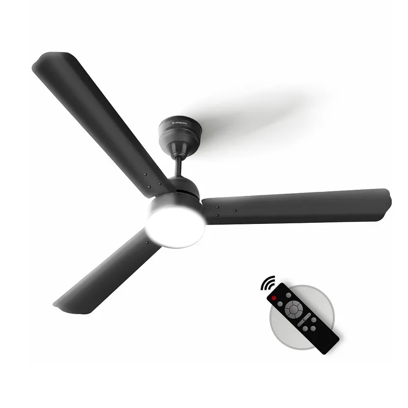 LONGWAY Luminair 1200 mm BLDC Ceiling Fan with Remote Control & LED Light | BEE 5 Star Rated Energy Efficient — 59% off on Amazon.in