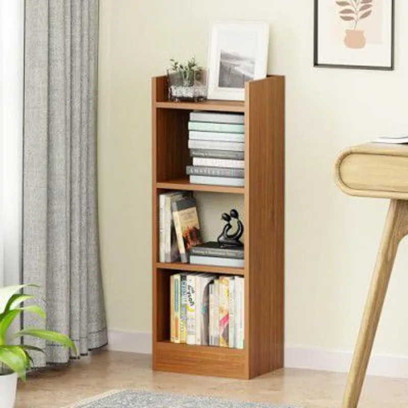 Lukzer 3 Layer Engineered Wood Multipurpose Rack Bookshelf Storage Organizer Stand (MR-010/Oak Brown/80x33x22cm) — 71% off on Amazon.in