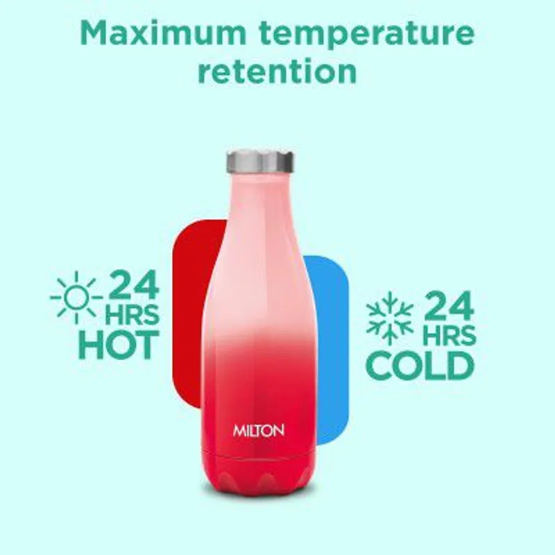 Milton Prudent 350 Thermosteel Bottle, 360 ml Water Bottle — 48% off on Amazon.in