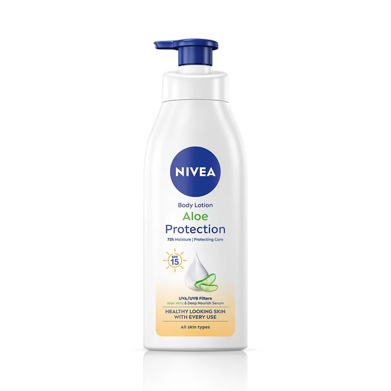 NIVEA Aloe Protection Body Lotion 400 ml | SPF 15 | Aloe Vera Extracts — 58% off on Amazon.in