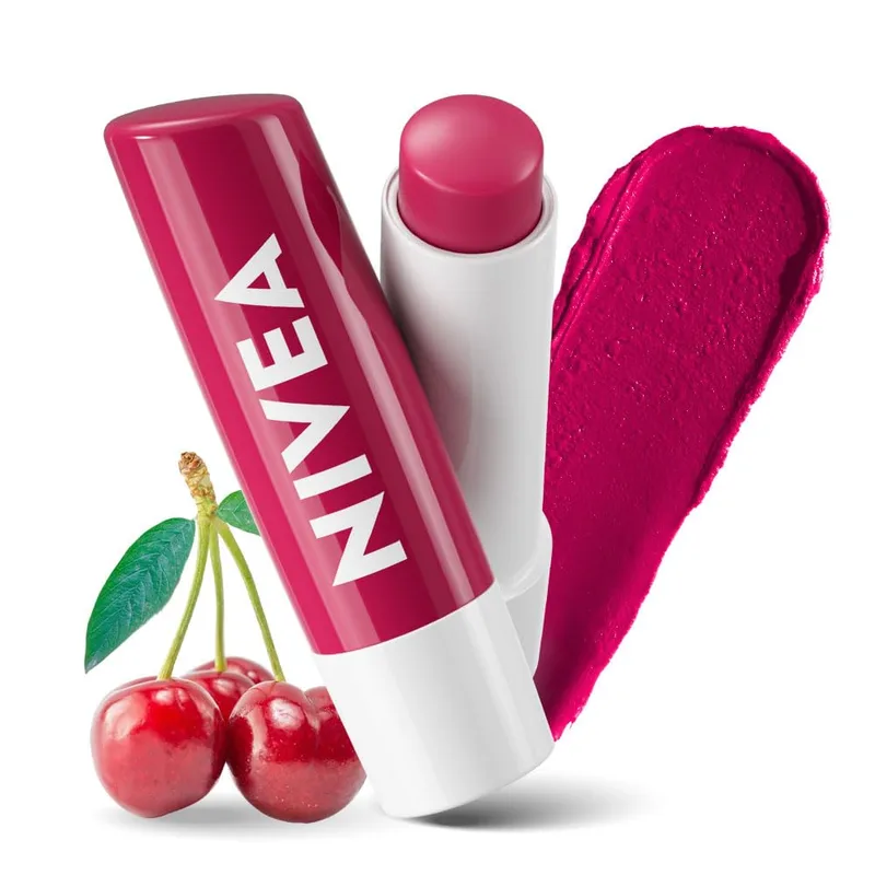NIVEA Cherry Shine 4.8g Lip Balm | Natural Oils|Glossy Finish,4.8 g — 45% off on Amazon.in