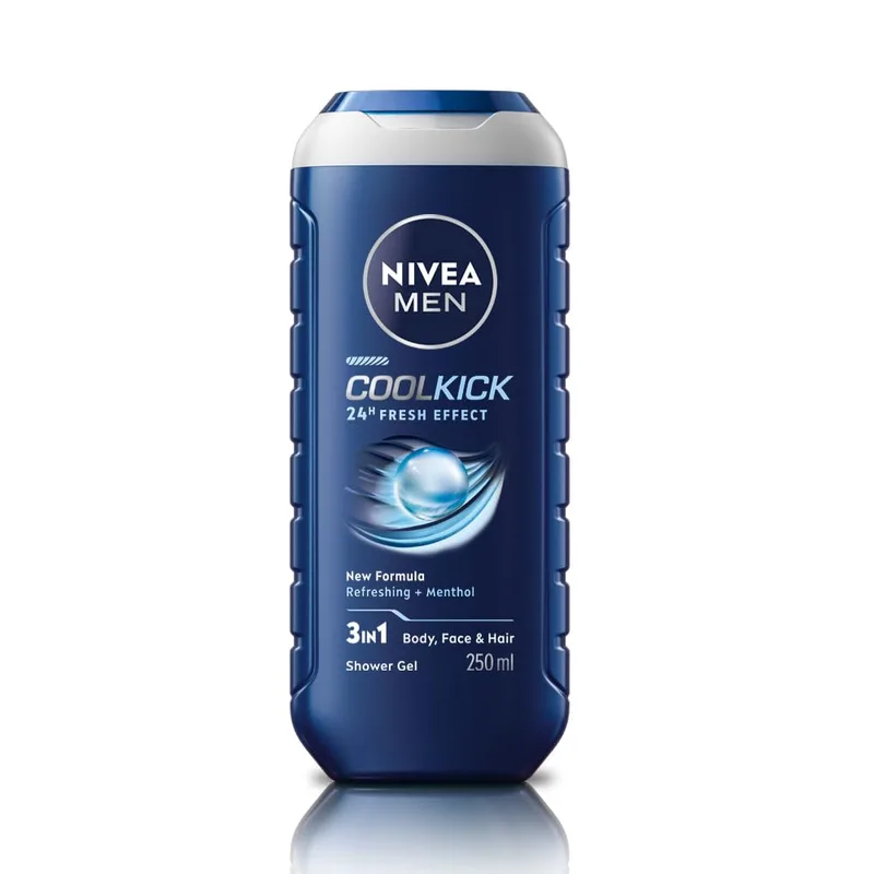 NIVEA MEN Cool Kick 250ml Body Wash — 50% off on Amazon.in