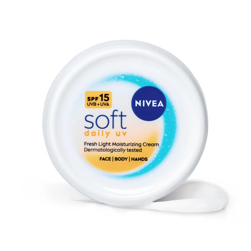 NIVEA Soft Daily UV Light Moisturising Cream with SPF-15, 100ml — 47% off on Amazon.in