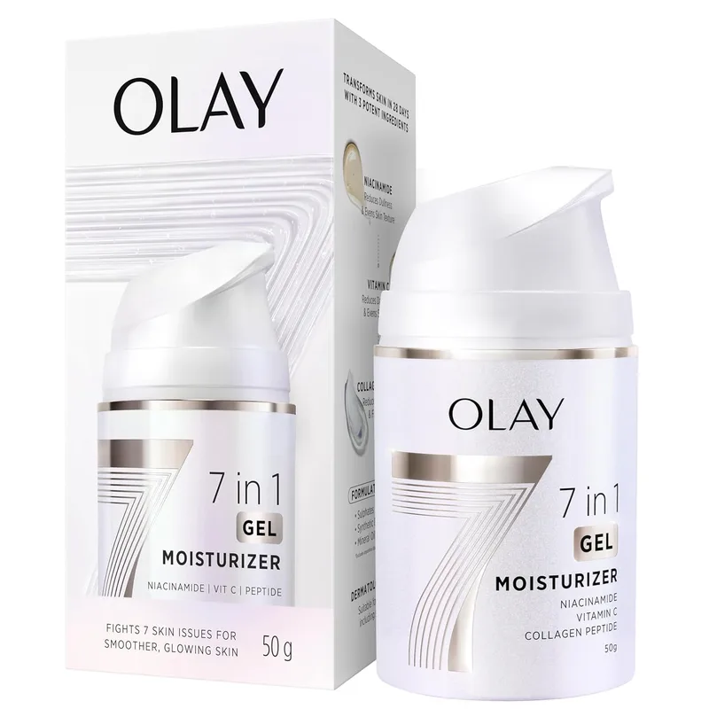 Olay 7in1 Ultra-light Gel Moisturizer | Niacinamide, Vitamin C, 50g — 83% off on Amazon.in